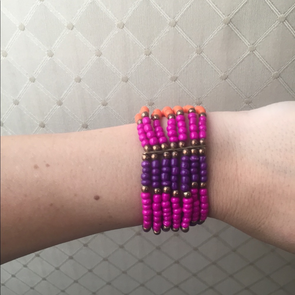 Multi-colored Beaded Bracelet